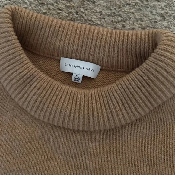 Something Navy Miranda Coil Neck Sweater In Camel Brown 
size XL - Picture 8 of 12